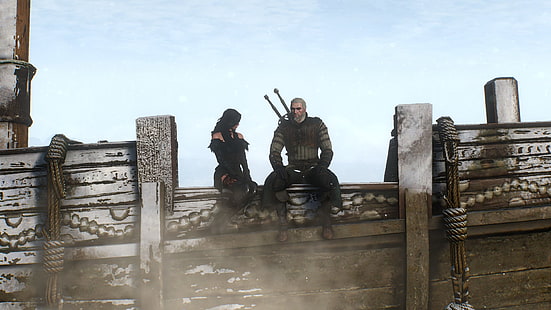 The Witcher 3: Wild Hunt, Yennefer di Vengerberg, Geralt of Rivia, The Witcher, Yennefer, Sfondo HD HD wallpaper
