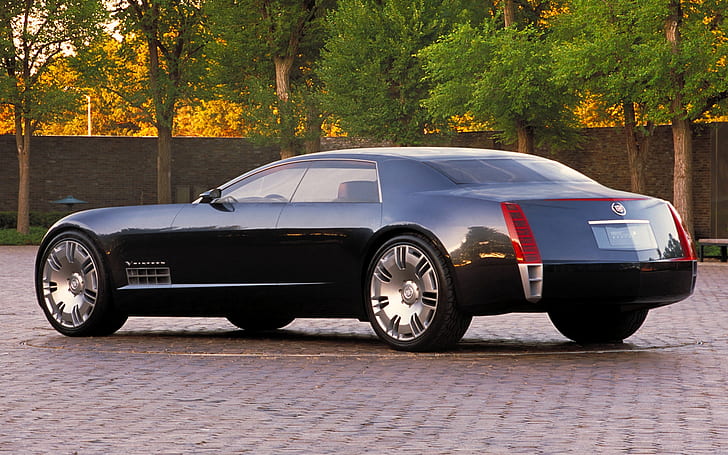 Cadillac Sixteen Concept, mobil mewah hitam, cadillac sixteen, Wallpaper HD