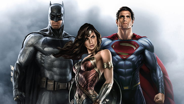 Movie, Justice League (2017), Batman, DC Comics, Justice League, Superman, Wonder Woman, HD тапет