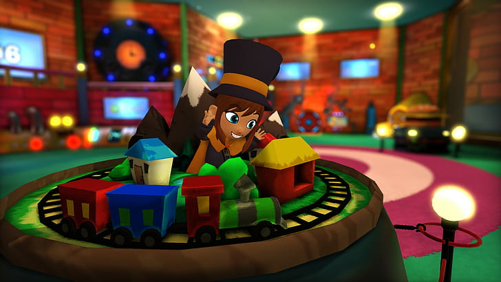 A Hat In Time, screen shot, colorful, HD wallpaper