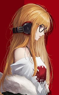 Anime, Anime Girls, Marumoru, vertikaler, einfacher Hintergrund, Persona 5, Persona 5 Royal, Sakura Futaba, Futaba Sakura, HD-Hintergrundbild HD wallpaper