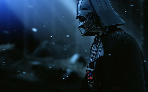Darth Vader, sfondi di armature, guerre stellari, film, cappello, neve, Sfondo HD HD wallpaper