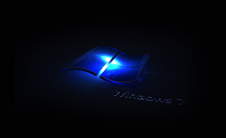 Windows 7, papier peint numérique Windows 7, Windows, Windows Seven, sombre, fond, Windows 7, Fond d'écran HD