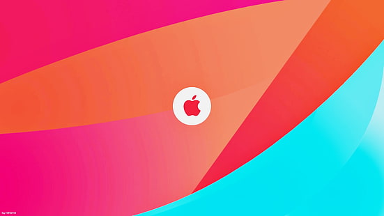ябълка, фон, книга, цветове, IOS, mac, HD тапет HD wallpaper