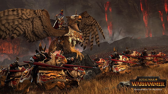 Fondo de pantalla de Total war Warhammer, Total War: Warhammer, orcos, Fantasy Battle, Warhammer, juegos de PC, Fondo de pantalla HD HD wallpaper