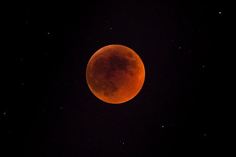 foto de luna de sangre, eclipse lunar, eclipse, luna, Fondo de pantalla HD HD wallpaper