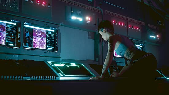Джуди Альварес, Cyberpunk 2077, CD Projekt RED, HD обои HD wallpaper