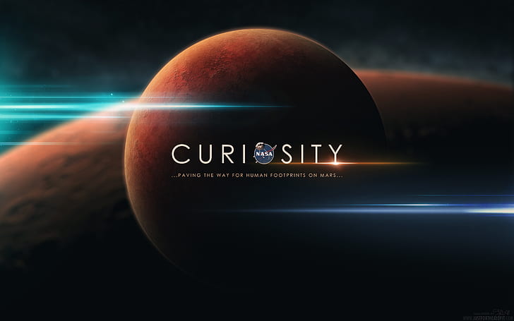 NASA Mars Curiosity HD, fondo de pantalla de curiosidad, universo, digital, nasa, universo digital, marte, curiosidad, Fondo de pantalla HD
