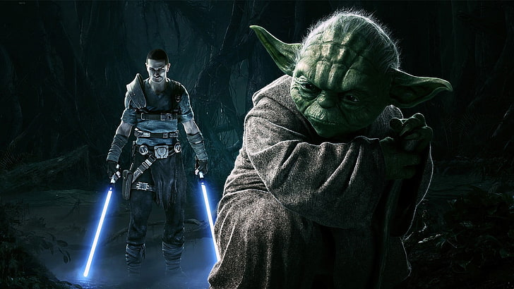 Master Yoda wallpaper, Star Wars, Yoda, HD wallpaper