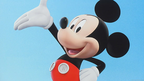 desenho animado, desenhos animados, 2560x1440, Mickey Mouse, 4K, HD papel de parede HD wallpaper