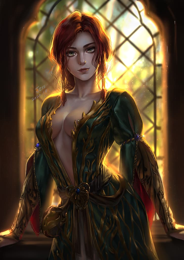Triss Merigold, The Witcher, The Witcher 3: Wild Hunt, HD wallpaper