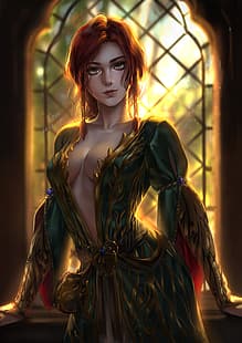 Triss Merigold, The Witcher, The Witcher 3: Wild Hunt, HD tapet HD wallpaper