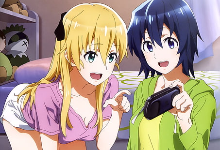 Anime, Spieler !, Chiaki Hoshinomori, Karen Tendou, HD-Hintergrundbild HD wallpaper
