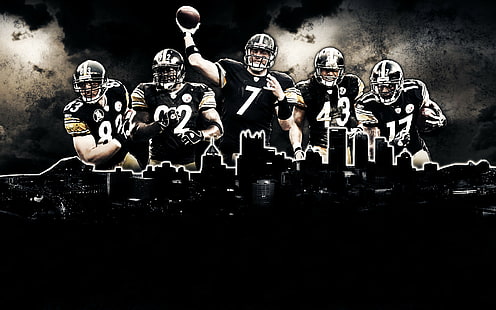 Pittsburgh Steelers, futbol amerykański, Nfl, Tapety HD HD wallpaper