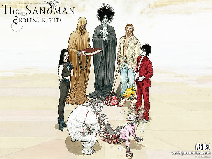 Sandman HD, niekończące się noce sandman, komiksy, sandman, Tapety HD