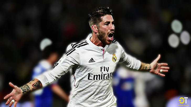 Real Madrid, Sergio Ramos, Wallpaper HD