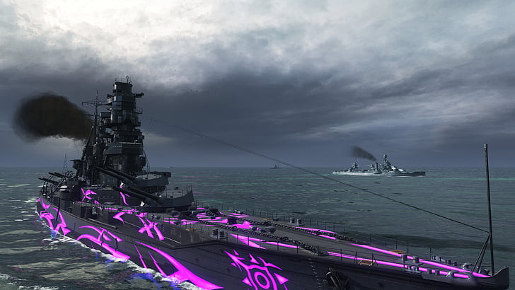Warships, World of Warships, Japanese battleship Kongō, HD wallpaper