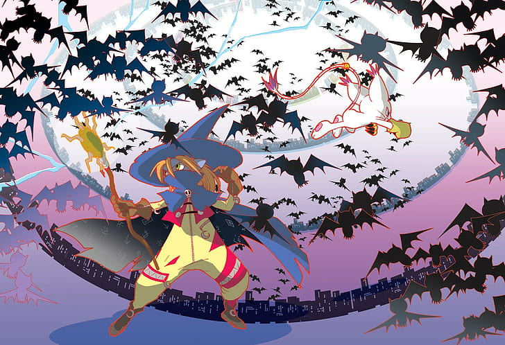 Digimon Adventure, Digimon, Zauberer, Gatomon, HD-Hintergrundbild