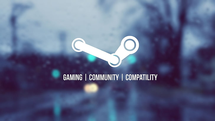 Logotipo do stream, videogames, Steam (software), Steam OS, Valve Corporation, tipografia, HD papel de parede