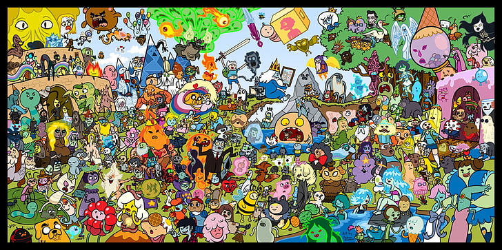 wallpaper karakter kartun, Acara TV, Waktu Petualangan, Wallpaper HD