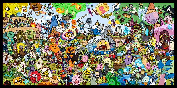 tecknad karaktär tapeter, TV-show, Adventure Time, HD tapet HD wallpaper