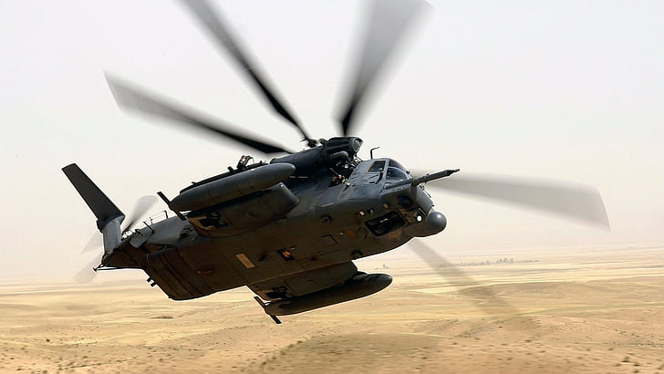 군용 헬리콥터, Sikorsky MH-53, HD 배경 화면