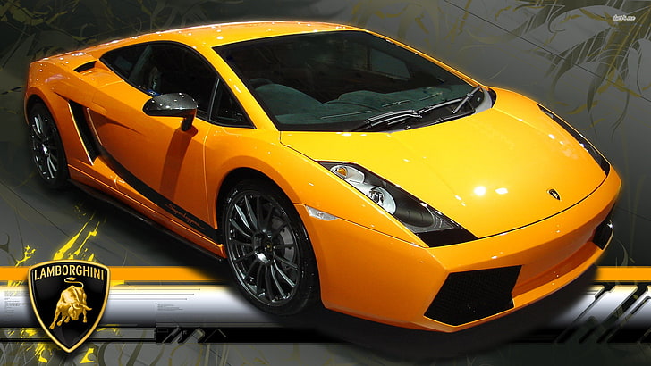 yellow Lamborghini coupe, Lamborghini Gallardo, car, yellow cars, vehicle, HD wallpaper