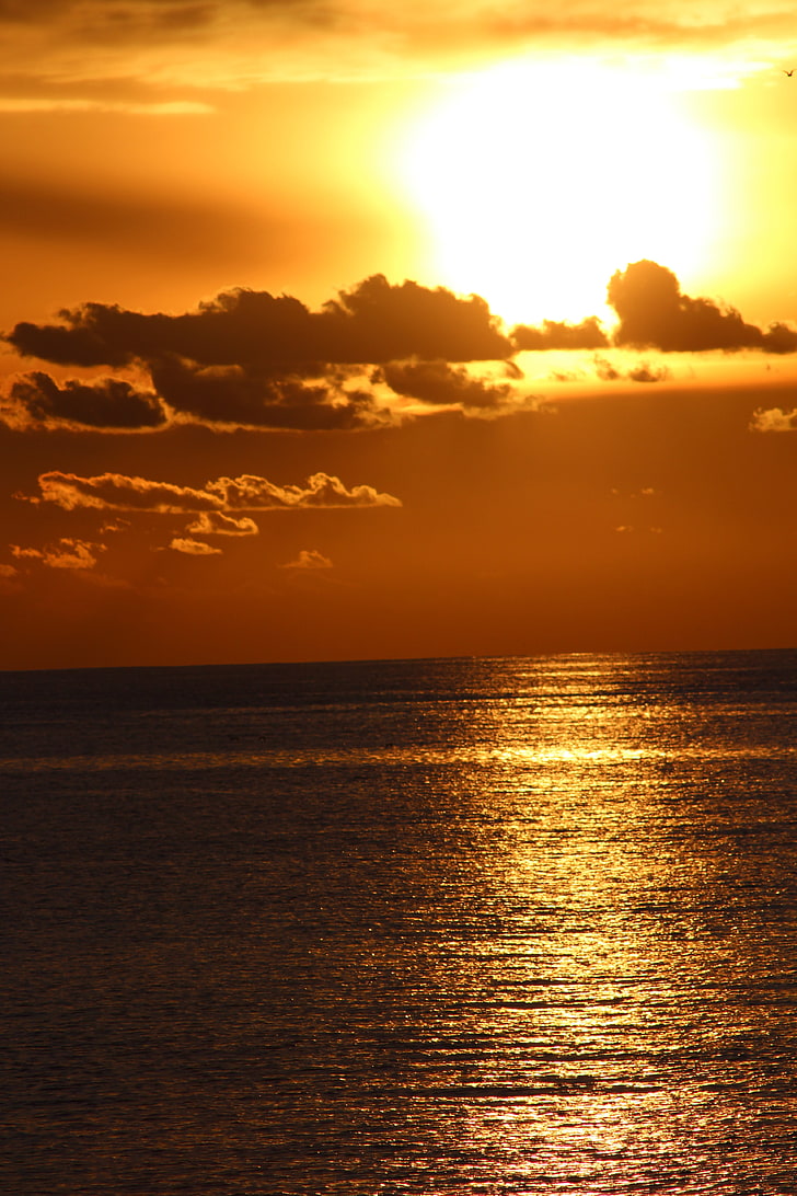 pintura abstracta roja y negra, luz solar, mar, puesta de sol, agua, Australia, naturaleza, Fondo de pantalla HD, fondo de pantalla de teléfono