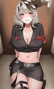 große Brüste, Anime-Mädchen, HD-Hintergrundbild HD wallpaper