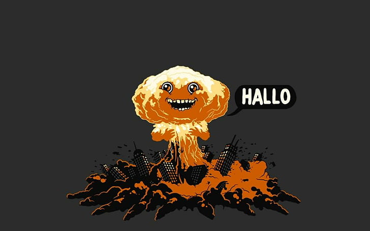 Funny Nuclear Explosions, ตลก, นิวเคลียร์, ระเบิด, วอลล์เปเปอร์ HD