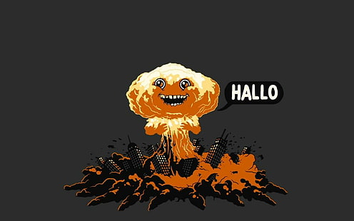 Lucu Ledakan Nuklir, lucu, nuklir, ledakan, Wallpaper HD HD wallpaper