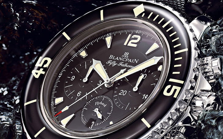 Blancpain, watch, time, clock, luxury, HD wallpaper