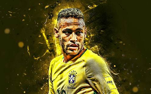 Fotboll, Neymar, Brasiliens fotbollslandslag, HD tapet HD wallpaper