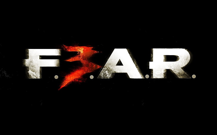 белый и оранжевый Иллюстрация страха, страх 3, первая встреча, штурмовая разведка, имя, игра, шрифт, HD обои