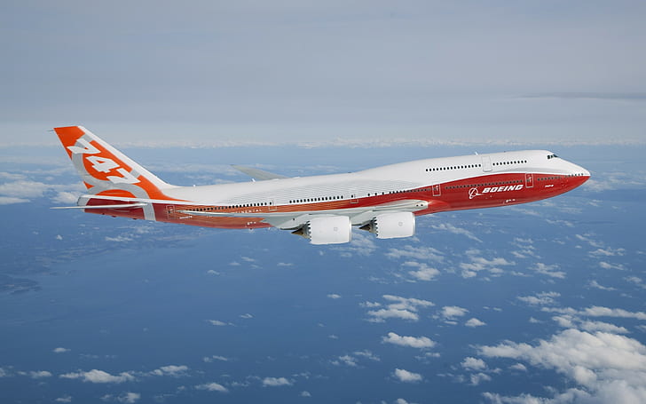 Boeing 747, pesawat terbang, pesawat terbang, Wallpaper HD