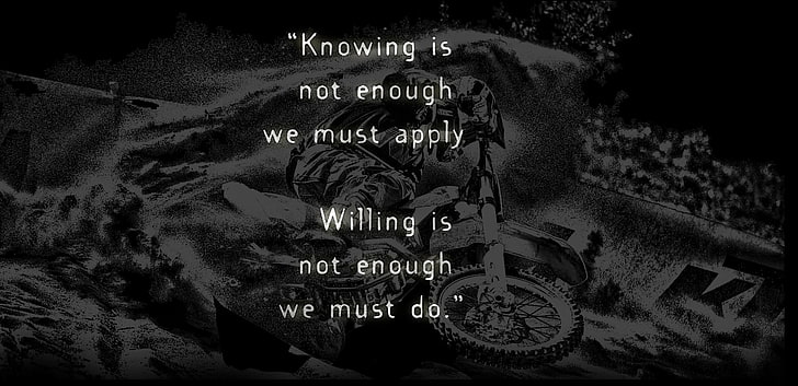 quote, inspirational, mountain bikes, KTM, HD wallpaper