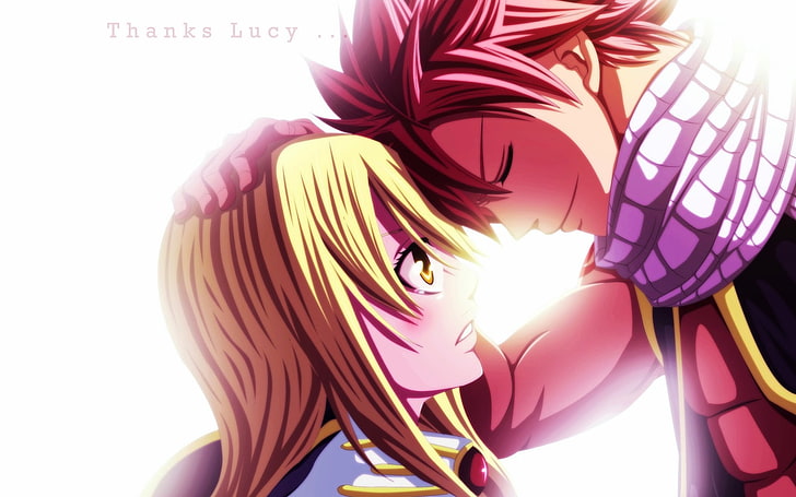 Fairytale Natsu und Lucy, Heartfilia Lucy, Dragneel Natsu, Fairy Tail, Anime, HD-Hintergrundbild