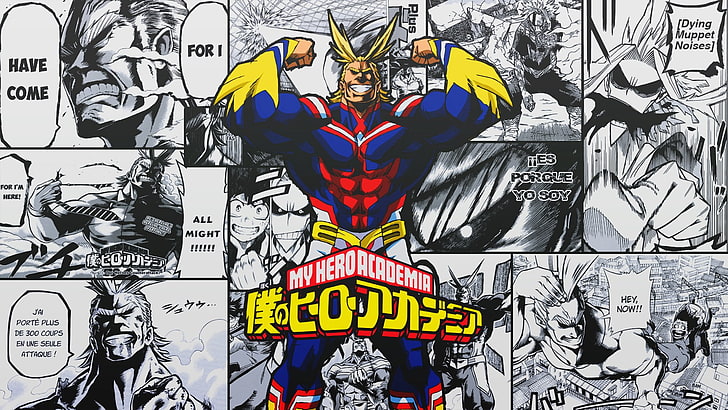 Mein Hero Academia-Comic, Anime, Mein Hero Academia, All Might, HD-Hintergrundbild