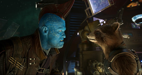 Movie, Guardians of the Galaxy Vol. 2, Michael Rooker, Rocket Raccoon, Yondu Udonta, HD wallpaper HD wallpaper
