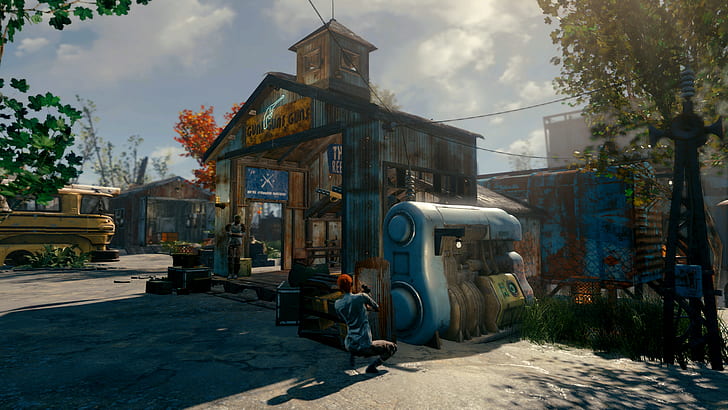 Fallout 4, Fond d'écran HD