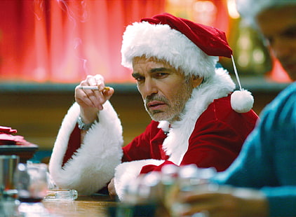 плохой, плохой Санта, Рождество, комедия, GS JPG, Санта, HD обои HD wallpaper