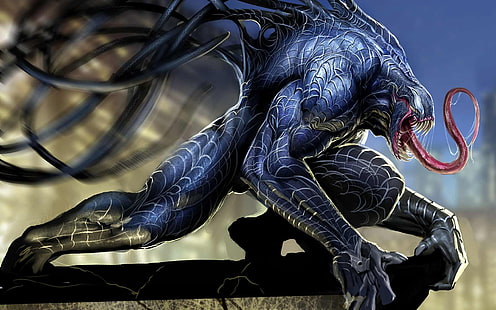 Marvel Venom duvar kağıdı, Venom, çizgi roman, Marvel Comics, HD masaüstü duvar kağıdı HD wallpaper