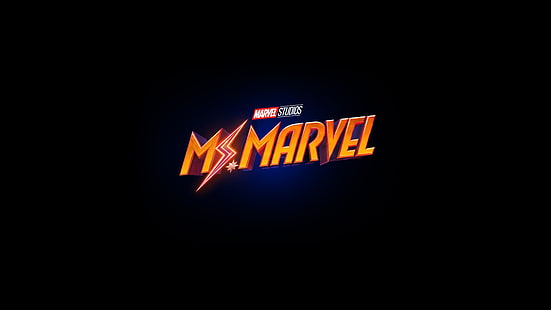 Acara TV, Ms. Marvel, Logo, Marvel Comics, Wallpaper HD HD wallpaper