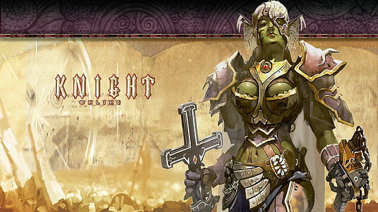 warrior, orcs, Knight Online, HD wallpaper HD wallpaper
