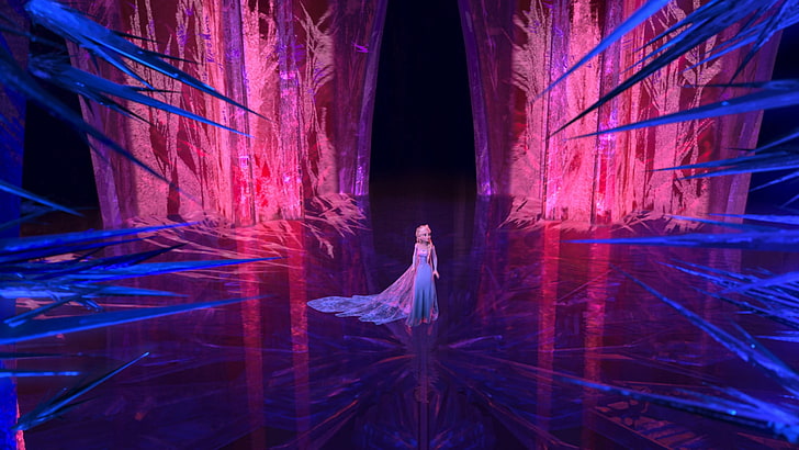 Cyfrowa tapeta Disney Frozen Queen Elsa, Kraina lodu (film), Księżniczka Elsa, Królowe Disneya, filmy animowane, Tapety HD