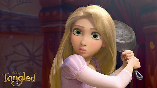Rapunzel dari film Tangled, film, Tangled, Disney, Rapunzel, film animasi, Wallpaper HD HD wallpaper