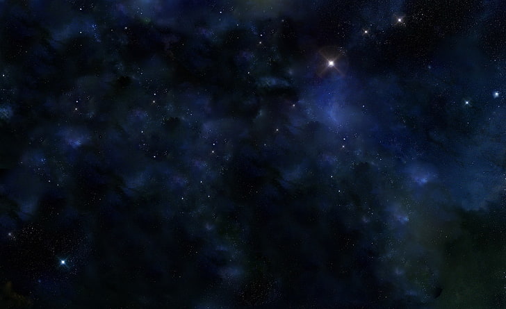 Deep Space, fondo de pantalla de cielo estrellado, Space, Deep, Fondo de pantalla HD