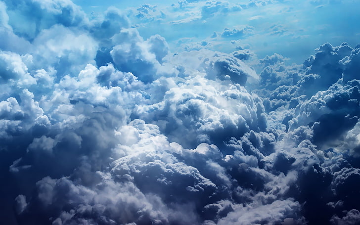 образуване на облаци, облаци, HD тапет