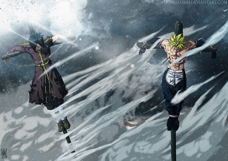 Anime, Fairy Tail, Rogue Cheney, Sting Eucliffe, HD tapet