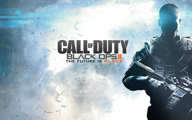 2013 Call of Duty Black Ops 2, черный, Call, Duty, 2013, HD обои